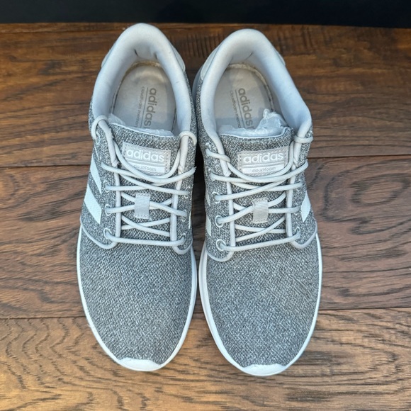 Adidas Cloudfoam Grey White Sneakers - Picture 2 of 9